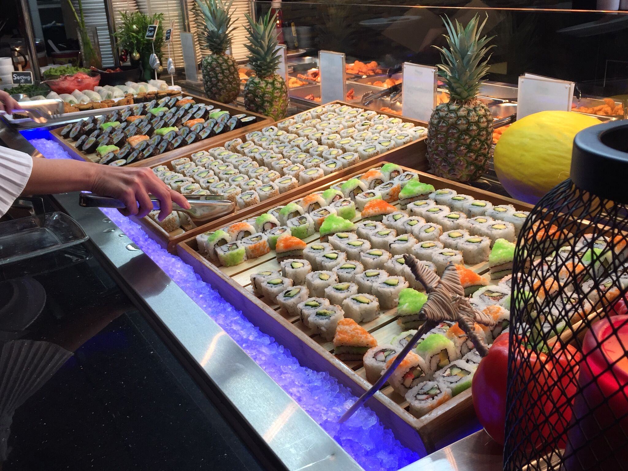 Sushi-Auswahl bei Asia City